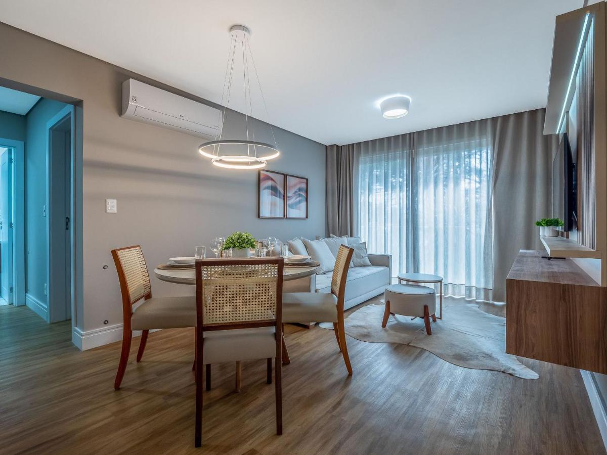 Alpes Da Montanha 203 - Ap Novo Junto Ao Centro De Gramado + Garagem Apartment Luaran gambar