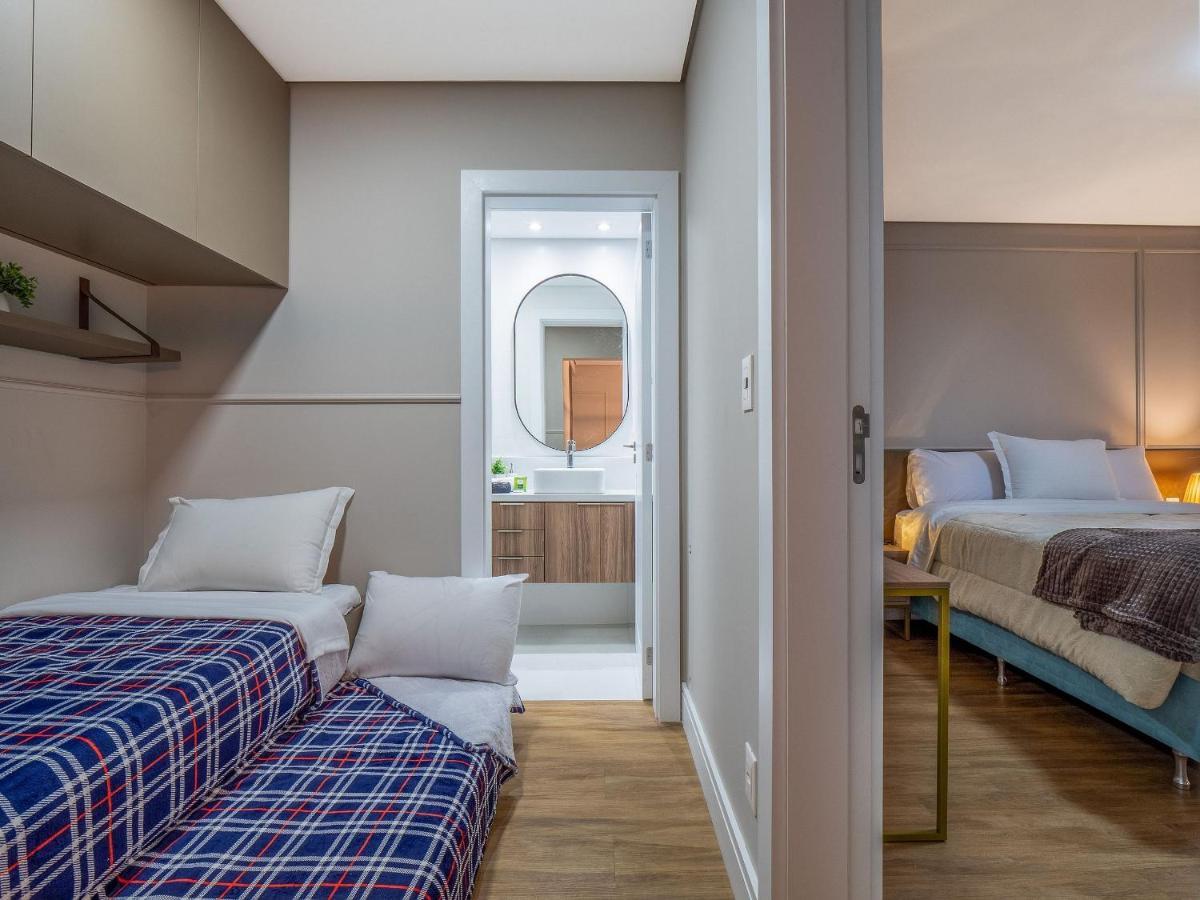 Alpes Da Montanha 203 - Ap Novo Junto Ao Centro De Gramado + Garagem Apartment Luaran gambar