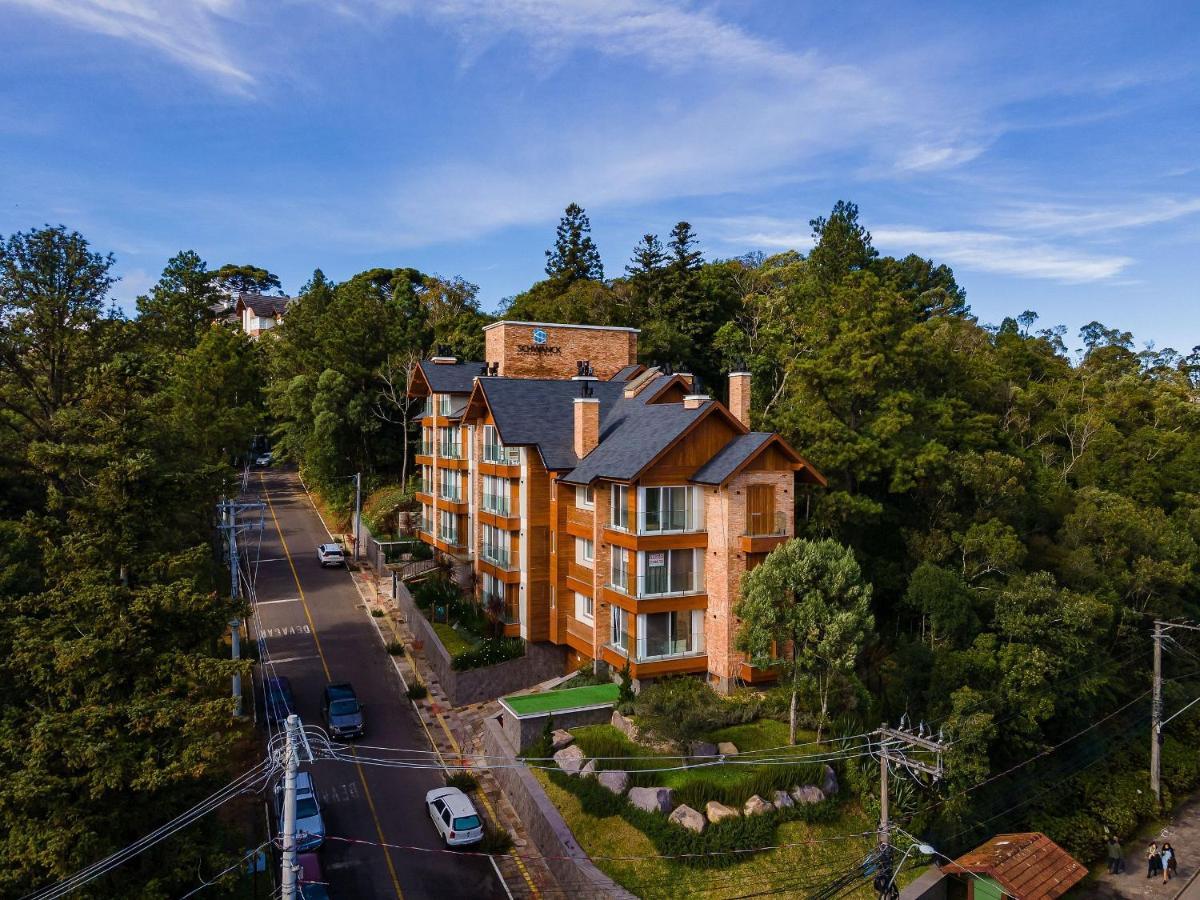 Alpes Da Montanha 203 - Ap Novo Junto Ao Centro De Gramado + Garagem Apartment Luaran gambar